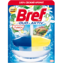 Bref Рідкий блок для унітазу з тримачем Duo-Aktiv Лимон 50мл